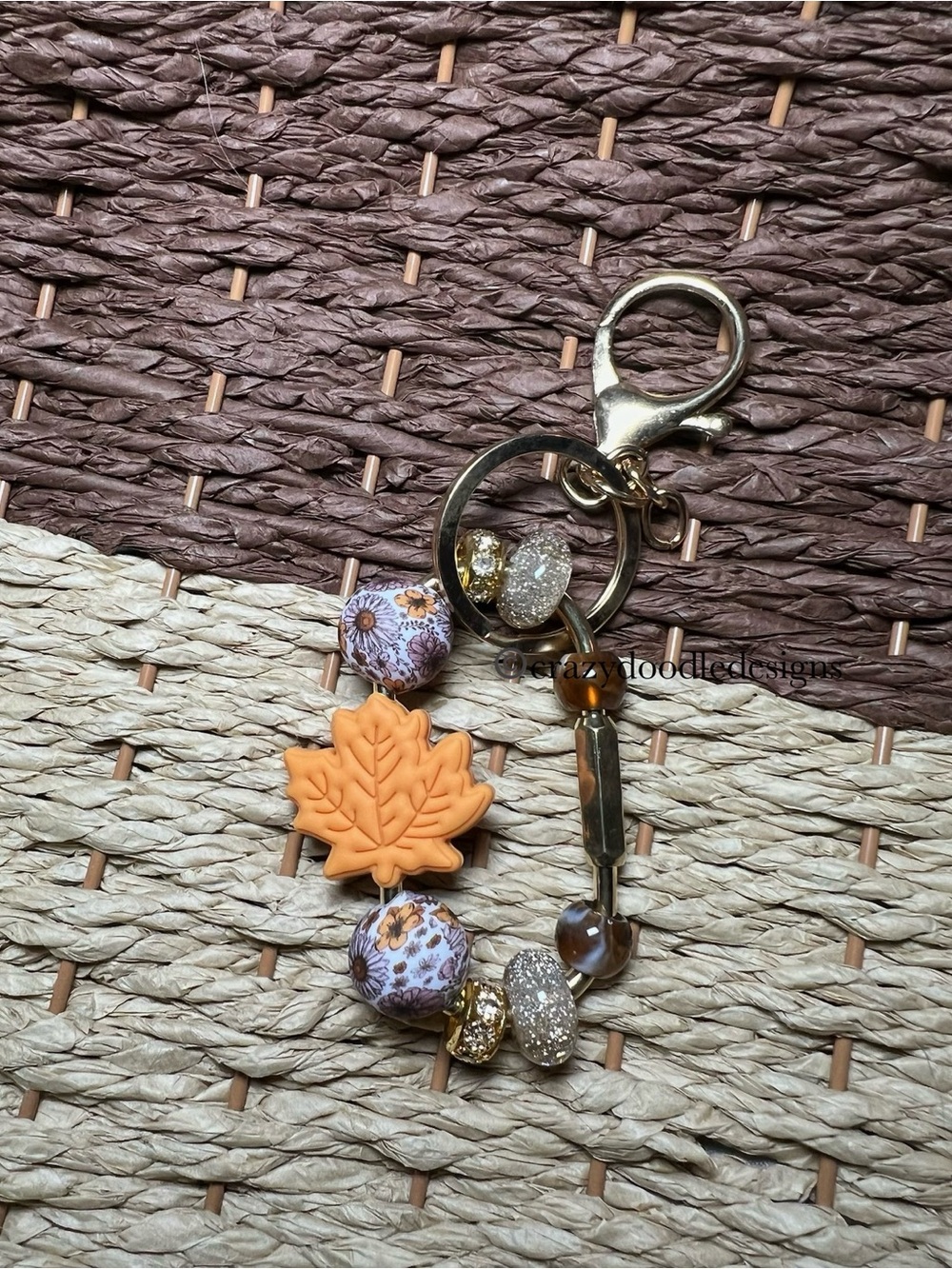 Autumn Leaf carabiner purse term